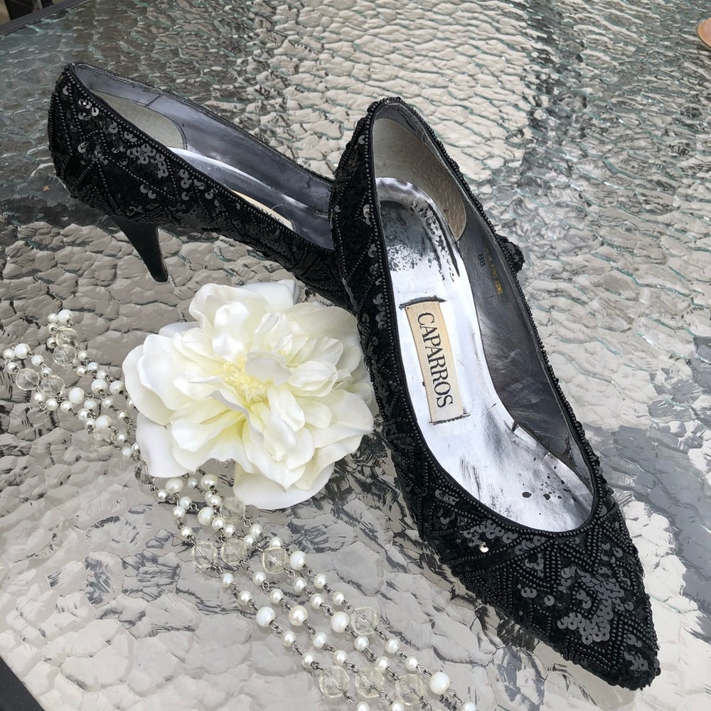 Vintage 90’s Sequinned Heel Shoes
